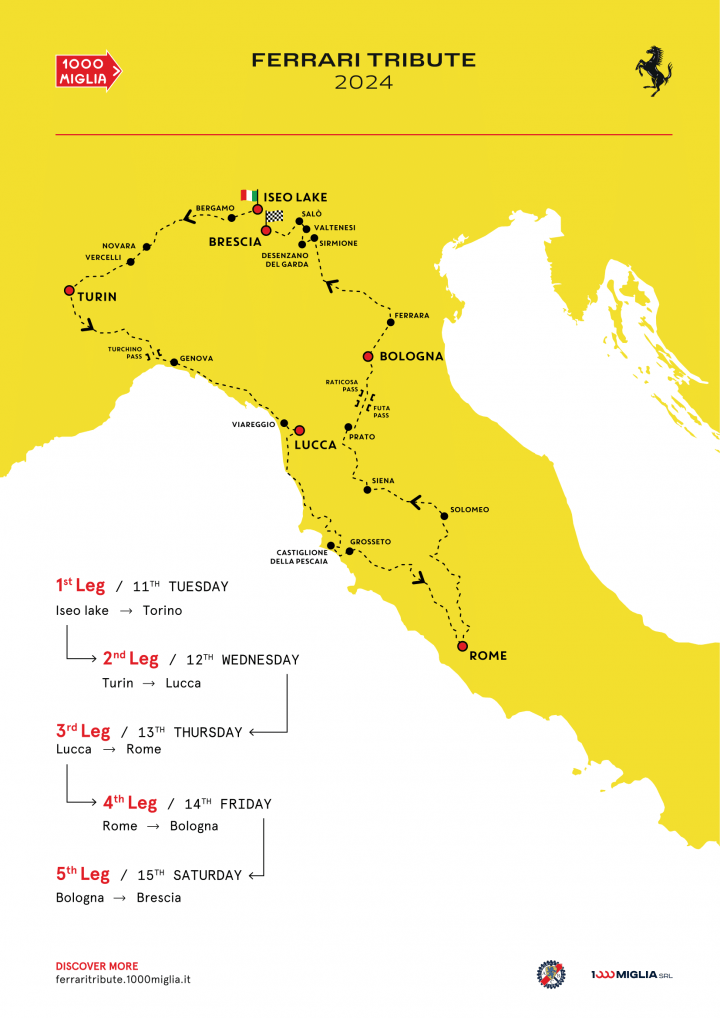 Entries For The Ferrari Tribute 1000 Miglia 2024 Open Today – 1000 Miglia